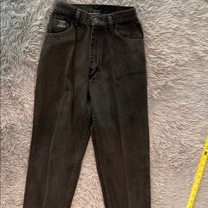 Vintage western Lady Wrangler Jeans size 25, 29” inseam black
